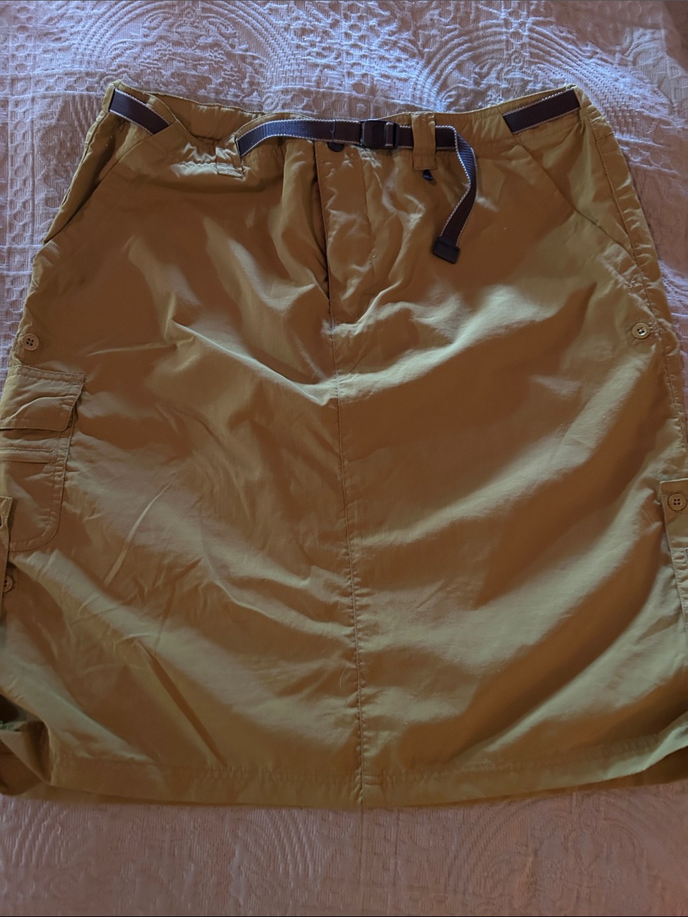 Womens REI Casual Utility Skirt in Olive size 16